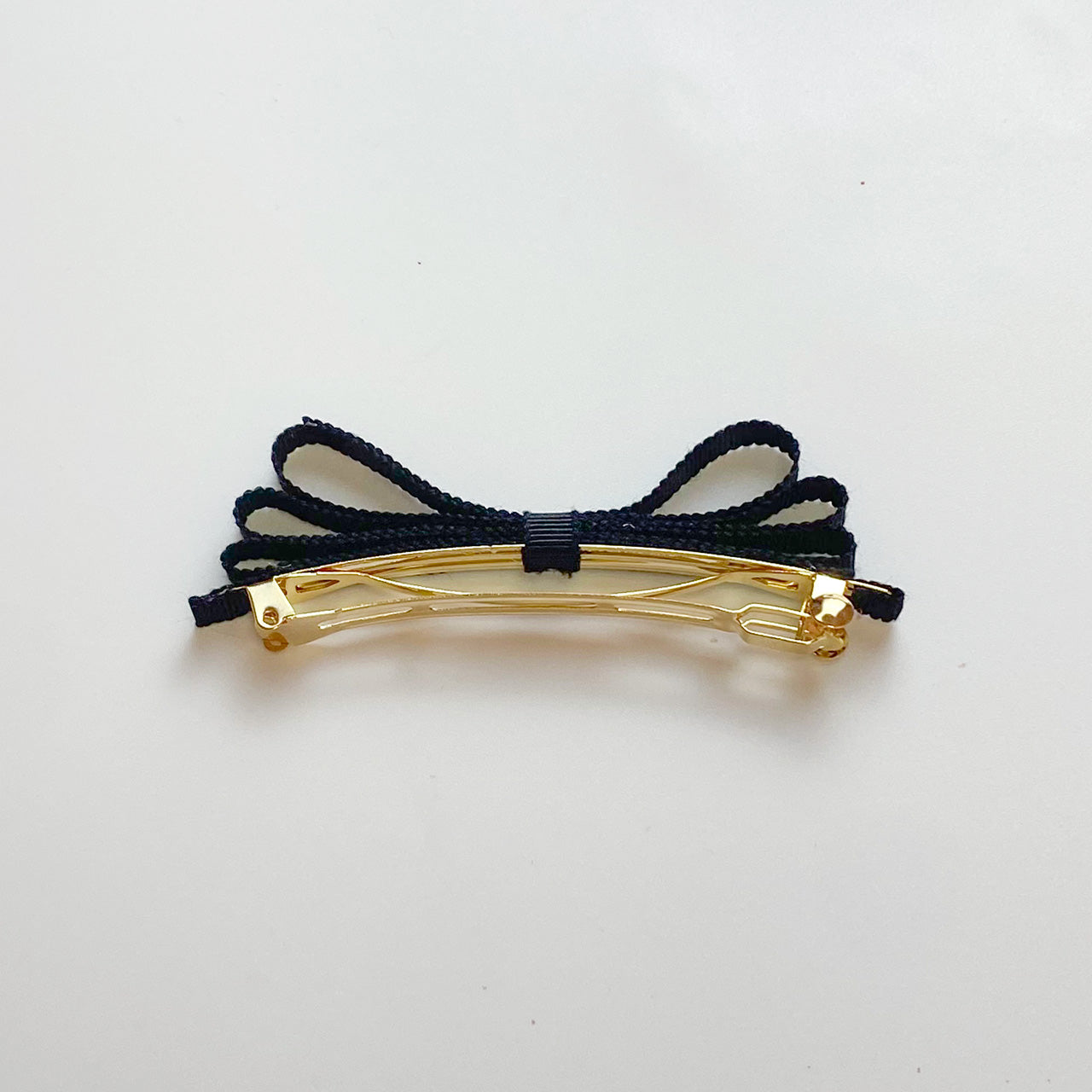 グログランリボンバレッタ