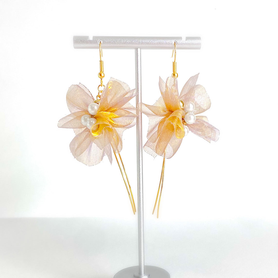 ゴールドグロウフリルイヤリング画像_2