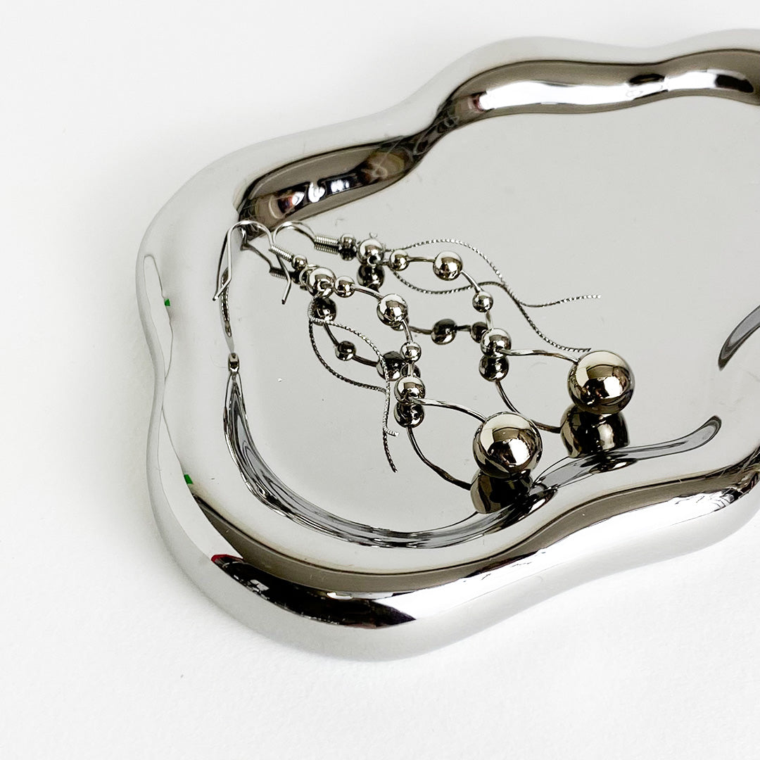 シルバースパイラル イヤリング/ピアス