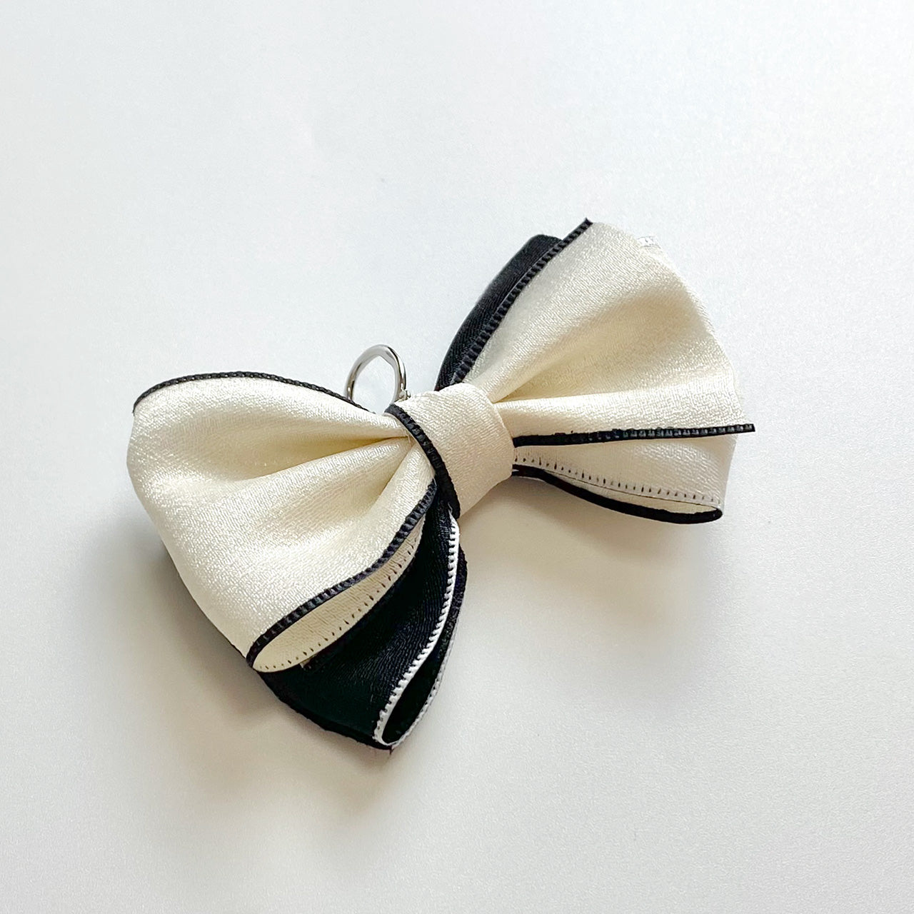 バイカラーリボン イヤーフック画像_3