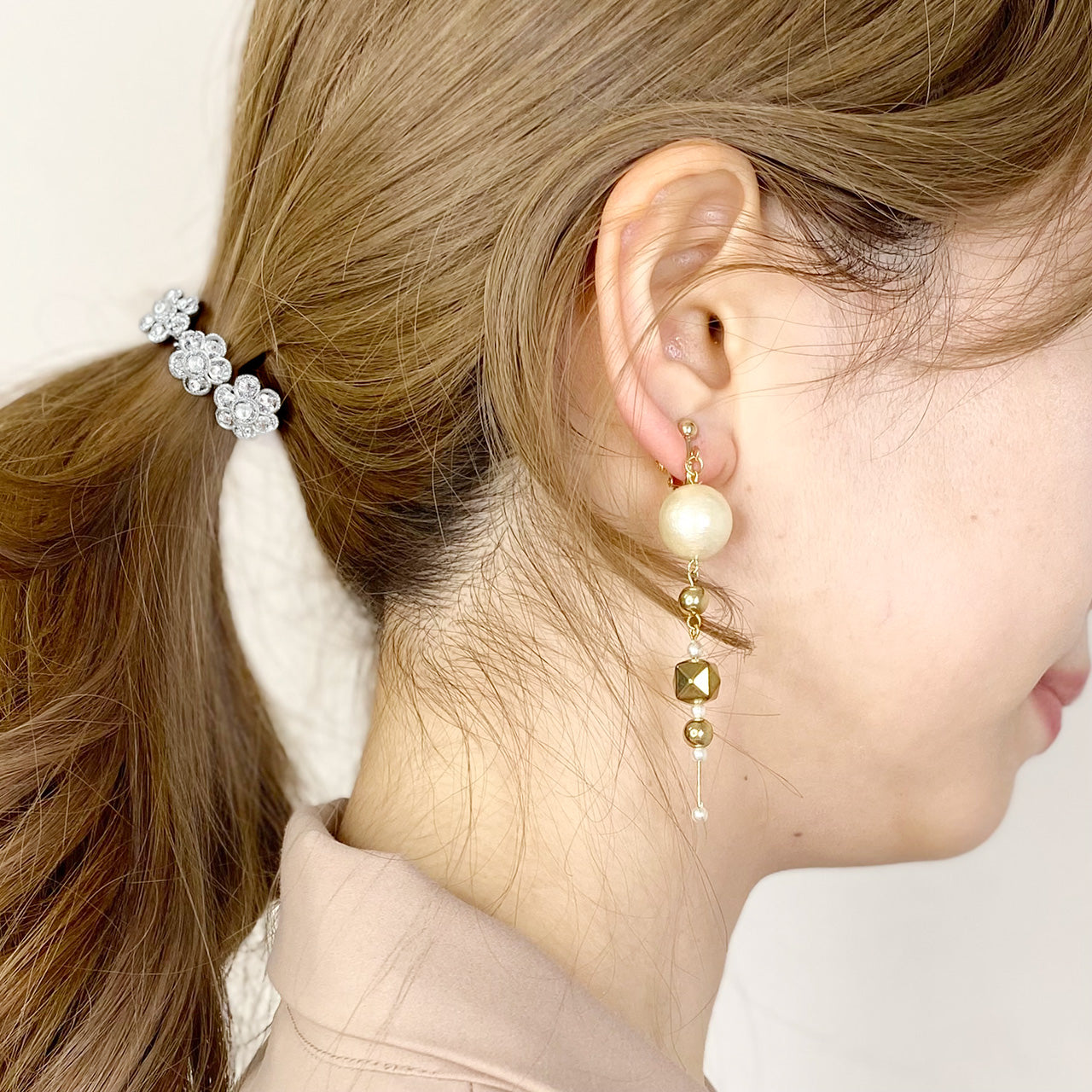 アシンメトリーデュオ　イヤリング/ピアス