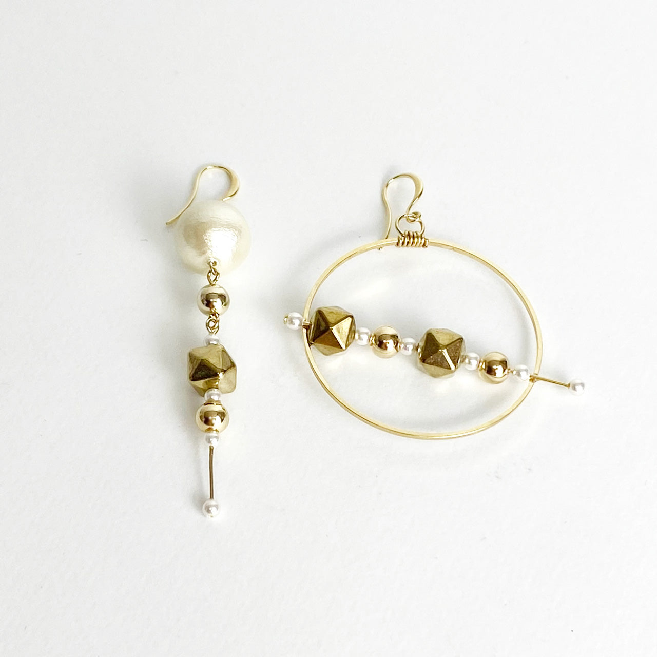 アシンメトリーデュオ　イヤリング/ピアス