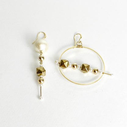 アシンメトリーデュオ　イヤリング/ピアス