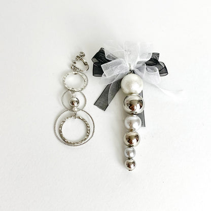 アシンメトリーノワール　イヤリング_2