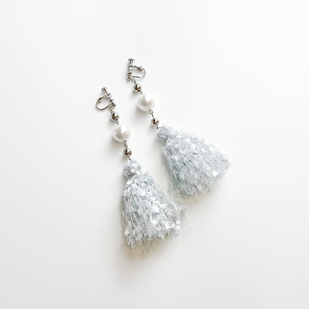 シルバータッセル イヤリング画像_1