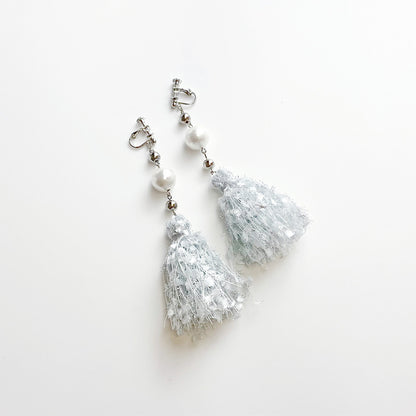 シルバータッセル イヤリング画像_1