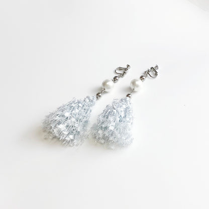 シルバータッセル イヤリング着装画像_2